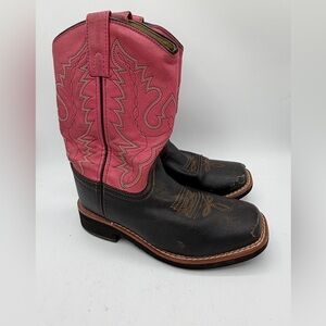 Swift Creek Cowboy Boots Size 12.5 D Man Made Material Rodeo
